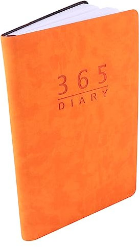 A5-planbuch 2021 Aufgabenplaner 2021-2022 Monatlicher Taschenplaner 2021 Kalender Notizblock Kalenderplaner Tragbarer Planer 2021 Taschenkalender 12 Monate Notizbuch Orange VILLCASE