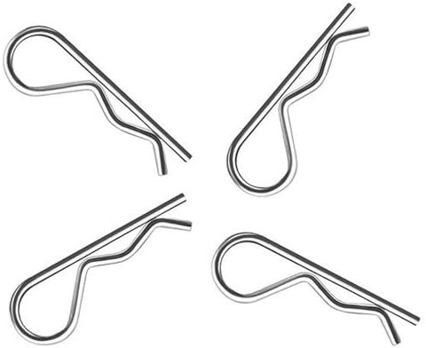 Weppduk Splints-Sortimentskit, Clips für R Befestigungsstift - Wiederverwendbare Stifte Hardware - Glatter Splint Clip R für die Reparatur des LKW-Fahrzeugmotors mit Verriegelung