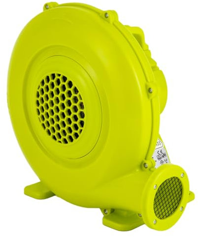 Luftgebläse 450W Hüpfburg Gebläse, kommerzielles Elektrische Luftpumpe 2800RPM tragbares aufblasbares elektrisches Gebläse für Hüpfburg, Wasserrutsche im Freien
