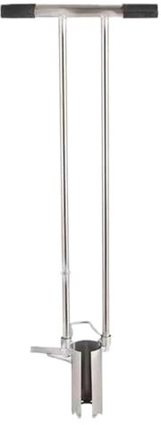 Transplanteur de, jardinière Manuelle à Long Manche, Outil de Plantation de Petits bulbes Confortable, désherbeur de Gazon pour la Maison et Le Potager