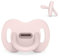 Suavinex, Sucette Tout Silicone pour Nouveau-nés, pour Bébé 0/6 Mois et Naissance, avec Tétine Symétrique SX Pro, Réversible, Super Douce et Souple, Idéal pour Dormir, Rosewater
