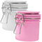 HAPINARY 2Pcs Waterproof Eyelash Glue Storage Jar Strong Sealing Glue Organizer for Lash Extension Supplies Sturdy and Airtight Container