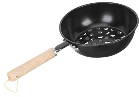 FONDOTIN Mini-campingausrüstung Holzkohlebrenner Topf Grill Holzkohle Topf Einfach Zu Bedienendes Grillwerkzeug