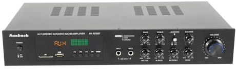 Amplificador estéreo HiFi de 600 W, receptor de 5 canales con radio y Bluetooth, MP3 USB/SD/AUX, para cine en casa, fiestas de karaoke