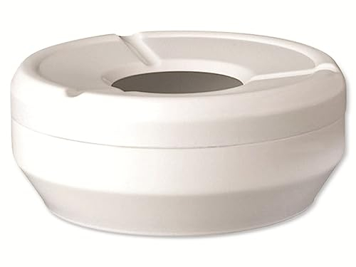APS 83610 Windaschenbecher CASUAL, Ø 10 cm, Höhe 4 cm, Melamin, weiß