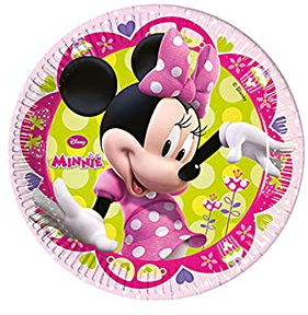 Unique Party Amscan Minnie Bow-Tique Assiettes en carton