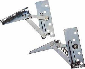 Free P&P - Kitchen Cabinet Lift Up Flap Top Door Hinges Double = Right sprung only