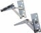 Free P&P - Kitchen Cabinet Lift Up Flap Top Door Hinges Double = Right sprung only