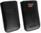 Tech 21 Genuine Nappa Leather Black Slip Case Sleeve Pouch (in Bulk Packaging) Suitable For Apple Iphone 4 range and other mobiles 116mm x 60mm x 12mm maximum size