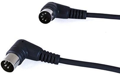 Snakebite Professional MIDI (5 pin DIN) Cable with right angled connectors