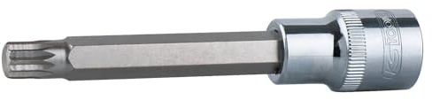 KS Tools 918.1697 1/2 CHROMEplus Bit-Stecknuss XZN, lang, M16