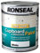 Ronseal One Coat Cupboard Melamine & MDF Paint White Gloss 750ml