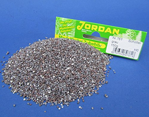 Original Jordan Schotter grau 1,5 mm Körnung 200g Spur H0 Top Qualität