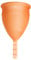 Lunette Menstruationstasse - Orange - Model 1 für leichte Blutung