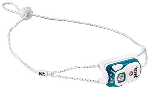 PETZL - Stirnlampe BINDI - 200 Lumen, Smaragdgrün, Aufladbarer Akku