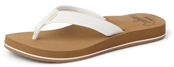 Reef WOMENS CUSHION BREEZE TAN/SMOOTHIE | Flip Flops, Padded Straps, Arch Support, Extra Cushion