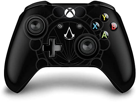 Head Case Designs Offizielle Zugelassen Assassin's Creed Kaemme Erbschaft Logo Matte Vinyl Haut Gaming Aufkleber Abziehbild Abdeckung kompatibel mit Xbox One S/X Controller