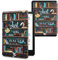 kwmobile Etui Compatible avec Kindle Paperwhite 11e génération - Étui à Rabat magnétique Tablette eReader Similicuir avec Sangle pour Kindle Paperwhite - Multicolore
