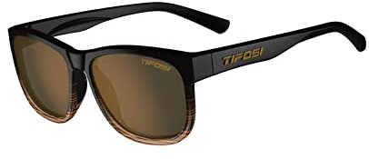 Tifosi Optics Swank XL Sonnenbrille, Braun verblasst / Braun polarisiert, One-Size