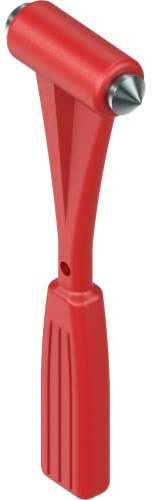 CTA-Dichtungen Nothammer Notfallhammer EMKA 5225-U305, Rot, 200g, Polyurethan (PU), Gerändelt, Gebogen