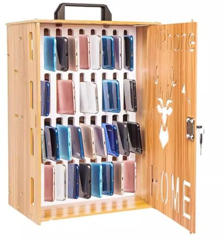 Casier De Stockage De Téléphone Portable De 36 Fentes Meuble De Rangement en Bois De Téléphone Portable De Conférence d'entreprise pour L'école Et Le Bureau Idéal
