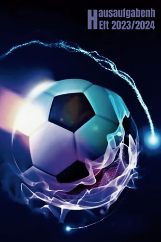 Hausaufgabenheft 2023/2024 Grundschule fußball: Geeignet für Jungs, Mädchen, Teenager und alle Schüler , Schulplaner und Wochenplaner Mit Raum Für Notizen