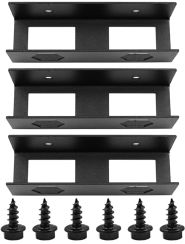 Namvo Under Desk Holders Metal Under Desk Laptop Storage Holder with Screws Space-Saving Desk and Wall Shelve Mount Organizer Rack Bracket for Laptop Tablet Keyboard