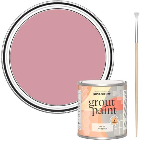 Rust-Oleum Pink Ultra-Durable Grout Paint - Dusky Pink 250ml