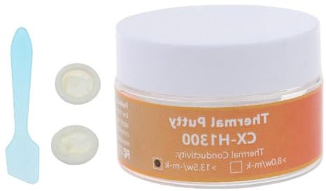 Exingk 10g/20g/50g H1300 Ad Alte Prestazioni Stucco Termico Composto Silicone CPU Dissipatore di Calore Termico 13.5W/m-k Grasso Termico