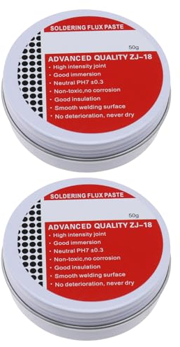 Be In Your Mind 2Pcs Solder Flux Paste Electrical Flux Soldering Paste Solder Tin Soldering Grease Gel Welding Repair Tool for SMD PCB BGA PGA
