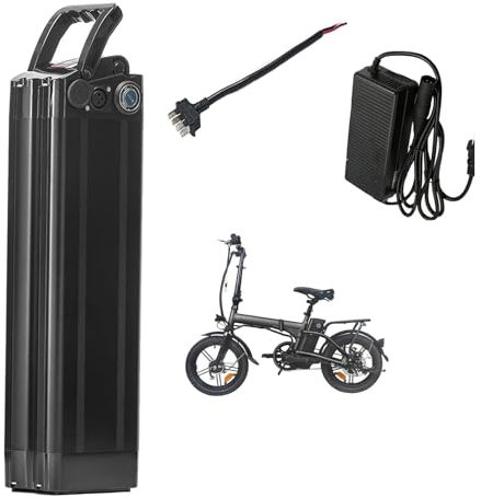 JHKJ 48 V 12,5 Ah 15 Ah 20 Ah Lithiumbatterie 48 Volt Ersatzakku mit Safe Lock 48 V wasserdichter Li-Ionen-Akku,48v12.5ah