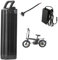 JHKJ 48 V 12,5 Ah 15 Ah 20 Ah Lithiumbatterie 48 Volt Ersatzakku mit Safe Lock 48 V wasserdichter Li-Ionen-Akku,48v12.5ah