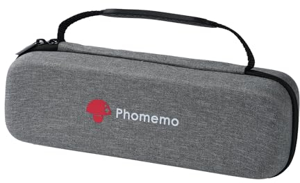Phomemo M832 M832D Mallette de Transport pour Imprimante Thermique A4, Compatible avec Imprimante Portable M832 M834 pour Voyage, Photo, Facture et Contrat, Gris (Étui de Transport Uniquement)