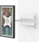 TV Monitor Wall Mount for Show 15, Adjustable Bracket Swivel and Tilt Universal for 13-30 Inch 100 x 100, 75 x 75 mm Metal TV Bracket (White)