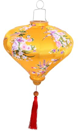 DOITOOL vietnamesische Laterne chinesische neujahr deko Kronleuchter Lampe Hochzeitsdekoration Lampenschirme Outdoor- asiatische Laterne Laternen dekorativ im Freien faltbar schmücken