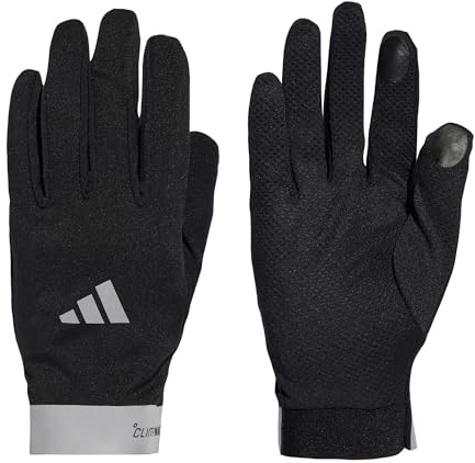 adidas Unisex Running Climawarm Gloves, Black, XL