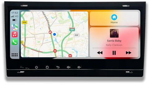 AASINUOZTEC Android 12 Autoradio Stereo für Audi A4/S4/RS4/B6/B7,Octa Core 4G+128G 8,8 IPS Touchscreen GPS-Navigation Head Unit,Bluetooth 5.0 Wireless CarPlay&Android Auto/DSP/4G LTE/3 USB-IN/WiFi