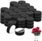 60 Pcs Plant Pot Feet, Pot Feet for Outdoor Plant Pots Pads Round Black Flower Pot Feet Risers With Strong Self Adhesive Pads, Plant Pot Feet outdoor, for Indoor and Outdoor Plants, Furniture