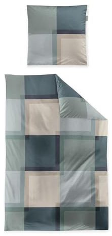 Irisette Mako-Satin Bettwäsche Wave 8672 Salbei