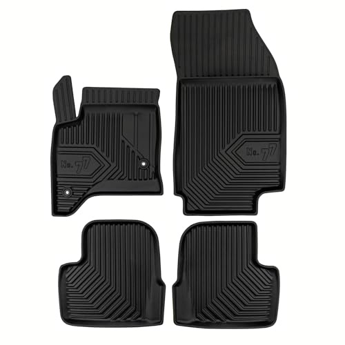FROGUM No.77 Gummimatten Ganzjahresset von Auto Fußmatten Autofussmatten für FIAT 600 ab 2023 | Langlebiges TPE Material