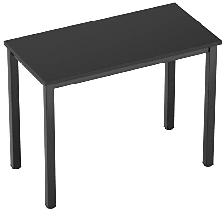 AuraCraft Escritorio para ordenador, oficina, infantil, para juegos, pequeño, espacio de trabajo para la oficina en casa (negro, 80 x 40 cm)