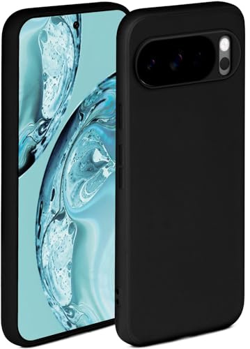 ONEFLOW Soft Case für Google Pixel 10 Pro Hülle aus Silikon mit Kameraschutz, Silikonhülle mit erhöhtem Schutz fürs Display, Backcover Schutzhülle, weiche Handyhülle, Schwarz