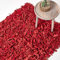 Homescapes Lederteppich Dallas 150 x 240 cm, Fransenteppich aus 100% Echtleder, moderner Shaggy-/Hochflor-Teppich, rot