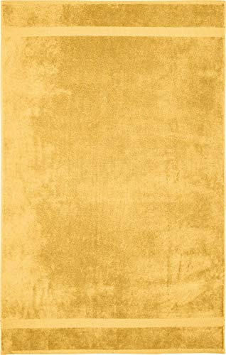 Erwin Müller Badetuch Friedrichshafen 100% Baumwolle gelb Größe 100x150 cm - Premium-Qualität, unvergleichlich saugfähig, hautsympathisch, formstabil (weitere Farben)