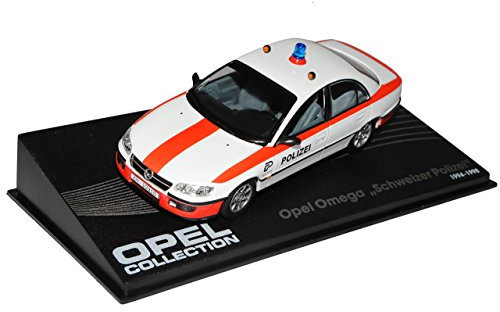 Ixo Opel Omega B Limousine Polizei Schweiz 1994-2003 Inkl Zeitschrift Nr 117 1/43 Modell Auto