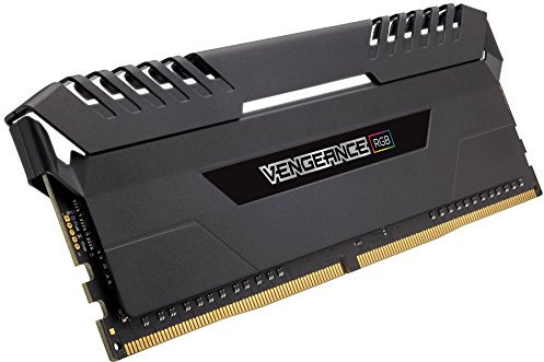 Corsair Vengeance RGB Kit di Memoria Illuminato RGB LED Entusiasta 32 GB (2x16 GB), DDR4 3600 MHz, C18 XMP 2.0, Nero