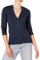 Amazon Essentials Cardigan léger à col en V (Grande Taille Disponible) Femme, Bleu Marine, M