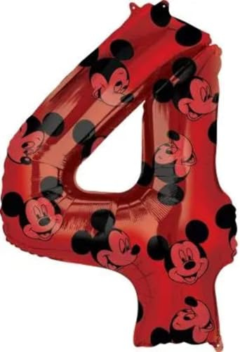 Luftballon Geburtstag Mickey Mouse Nummer 6