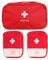 Reiseapotheke Tasche Medikamententasche Notfalltasche,Zuzer 3stk Leer Erste Hilfe Tasche Reise Wasserdicht Medikament Tasche Erste-Hilfe Medizin Aufbewahrungstasche für Home Office Outdoor