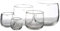 Dutz Collection| Pot Deko Glas Vase | H 26 cm D 30 cm | klar |Windlicht, Übertopf | mundgeblasen,| handgeformt